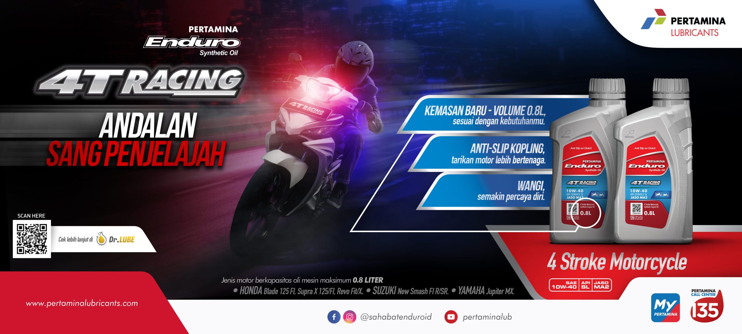 Enduro 4t Racing 200cm 90cm