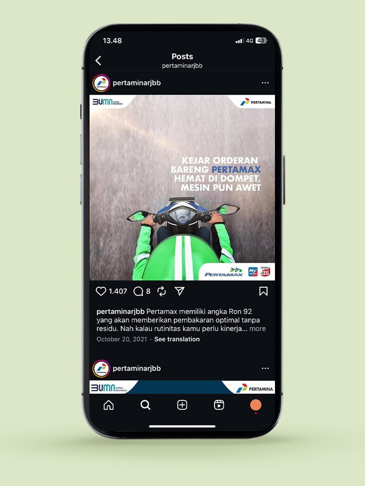 Social Media Pertamina Jbb